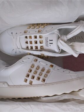 White Studded Sneakers VALENTINO